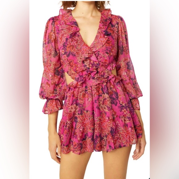 Misa Los Angeles Azalea Romper size Small - Picture 3 of 6